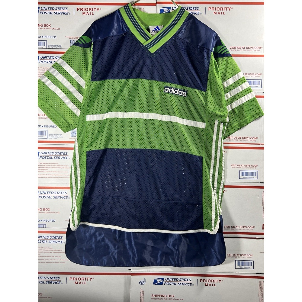Vintage‎ Adidas Jersey The Brand With The Three Stripes XL 90s 80s Soccer Futbol